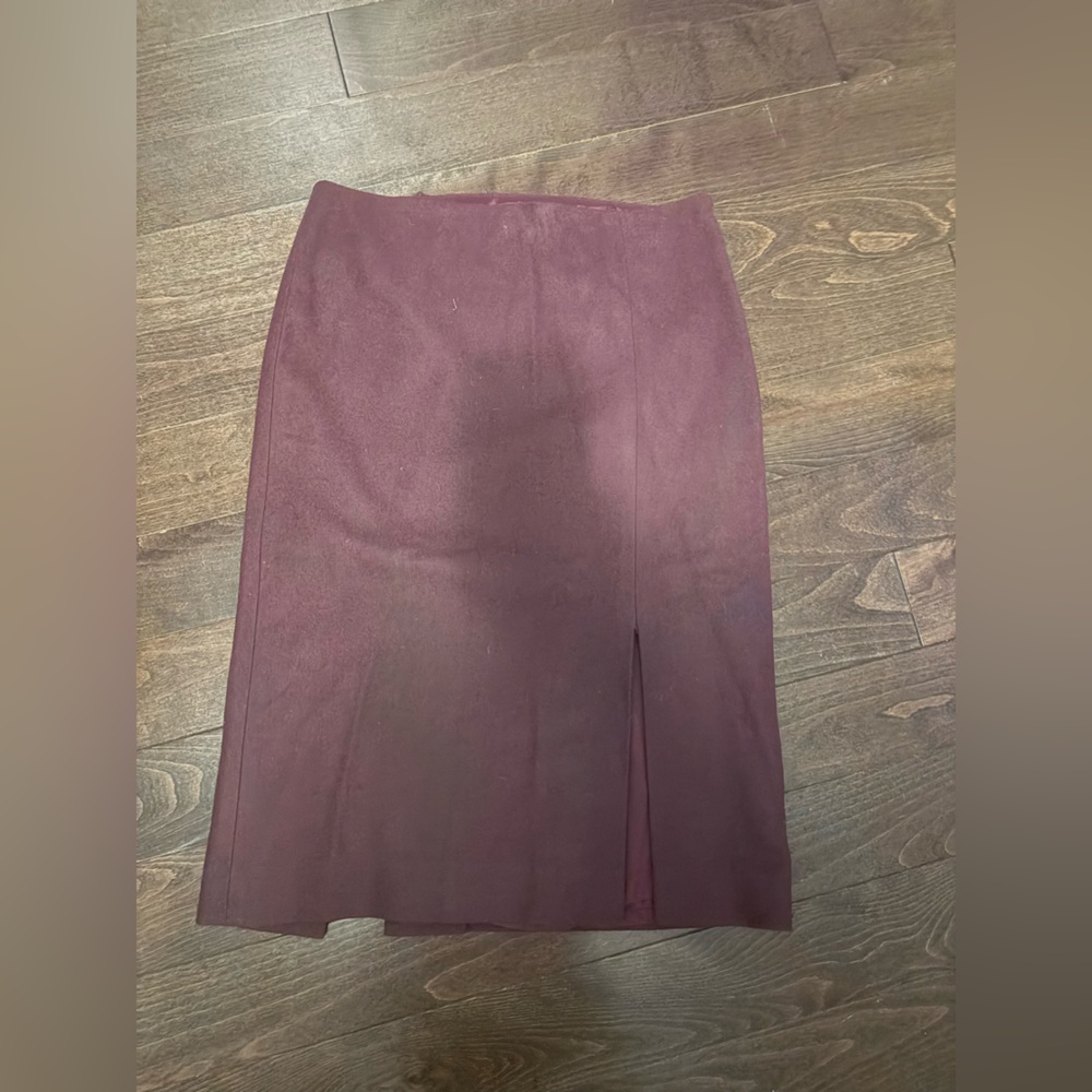 Club Monaco Burgundy Skirt size 2